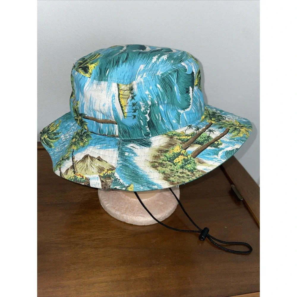 Animal‎ House Bucket Hat Hawaiana Print Hawaii OSFM